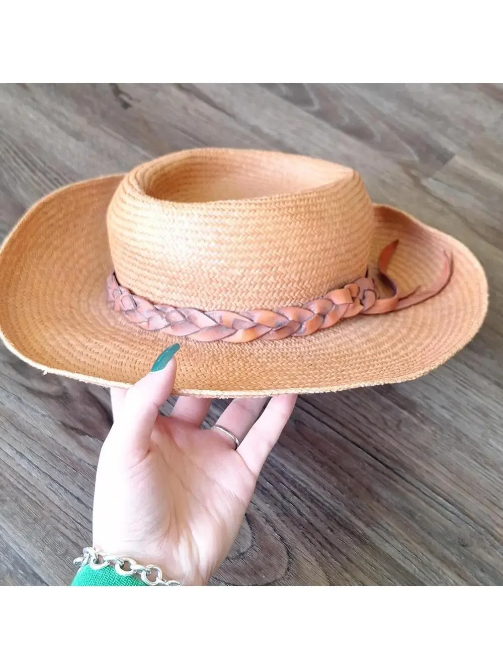 Fiesta Santa Barbara Tan Sun Hat Size Large